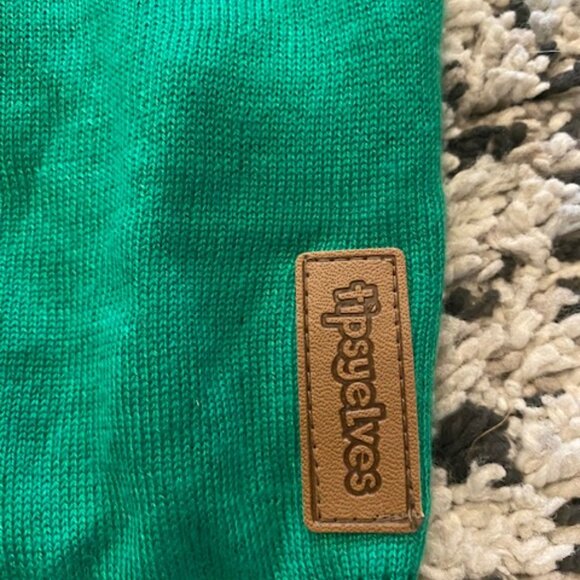 Novelty Christmas Sweater Tipsy Elves 'Birthday Boy" Green 4XL - Picture 3 of 10